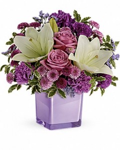 Purple Bouquet Fresh Arrangement