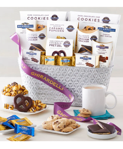 Purple Classic Ghirardelli Gift Basket (Sold Out) Gift Basket