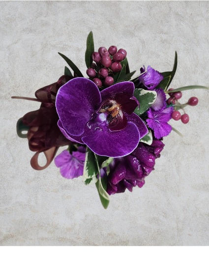 Purple Corsage