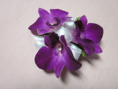 3 Purple Dendrobium Orchid Corsage, $25.00 