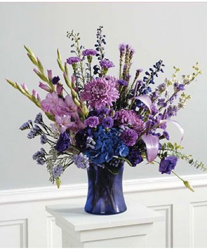 Purple Divine Vase Sympathy
