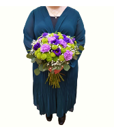 Purple Dream Wedding Bouquet Flower Arrangement