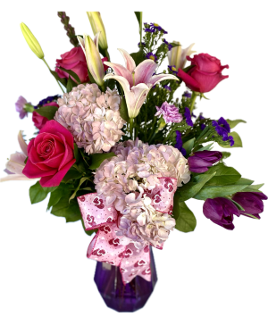Purple & Flirty-Large Version Powell Florist Exclusive