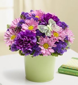 Purple Garden Bouquet Flower Arrangement In Spring Hill Fl The