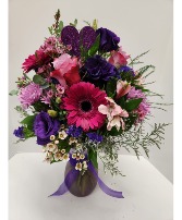 Purple Haze Vase Arrangement