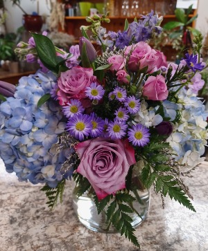 Purple Haze Vase Arrangement