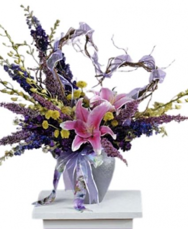 Purple Heart Premium Arrangement