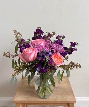 Purple It Up Vase Arrangement 