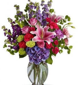 Purple Life Birthday Flowers