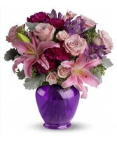 PURPLE LOVE Floral Arrangement