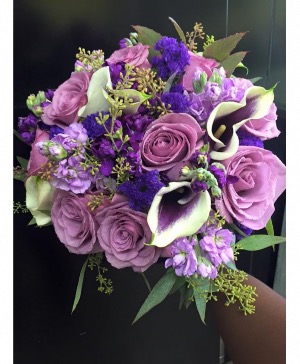 Purple Mist Wedding Bouquet