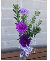 Purple Moonlight Carnations 