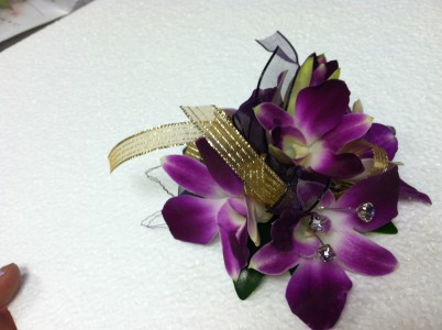 Purple orchid song Prom flowers