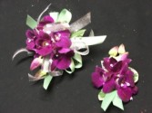 Purple Orchid Wrist Corsage