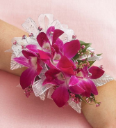 Purple Orchid Wrist Corsage Purple Orchid Wrist Corsage