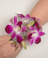 Purple Orchids Corsage 