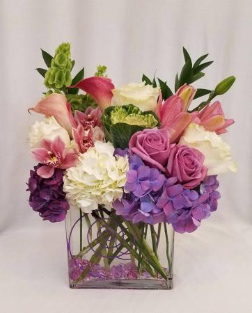 Pink Passion Arrangement in Boca Raton, FL | Flowers of Boca