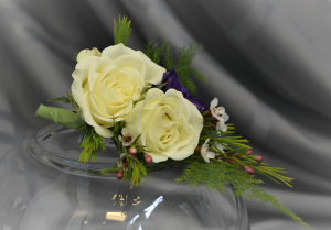 PURPLE PASSION BOUTONNIERE IN STORE PICK UP ONLY  BOUTONNIERE