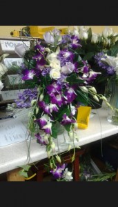 purple passion bridal bouquet