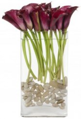 Pink Passion Calla lily vase arrangement