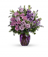 Lavender Haze Mixed Vase Arrangement of Purples and Lavenders.