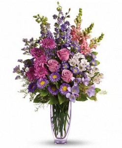 Purple Passion Vase Arrangement 