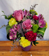 Purple Passion Vase Arrangement