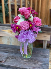 Purple Passion `Vase Arrangement 