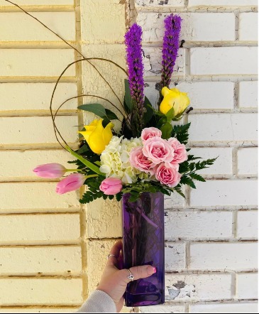 Purple Perfection Fresh in Slaton, TX | PAULINES FLOWERS & GIFTS