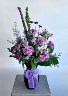 Purple Pizzazz Vase Arrangement 