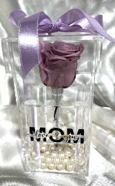 Purple Preserved Rose for Mother's 