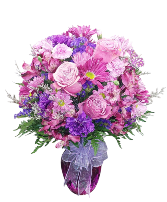 Purple Promises Flower Arrangement