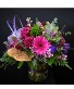 Purple Rain Compact Lush arrangement in cylinder