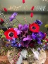 Purple Rain Flower Arrangement