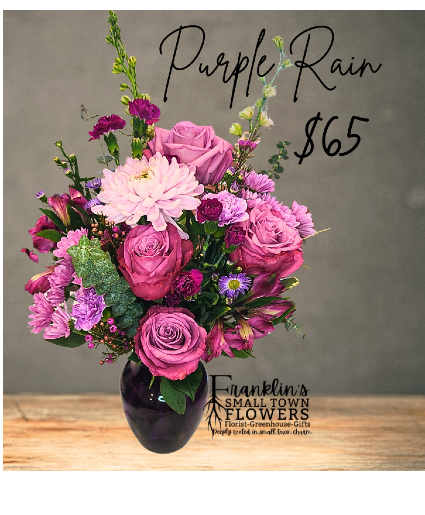 Purple Rain Valentine's Day Arrangement