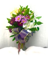 Purple Rain PNB Vase Arrangement