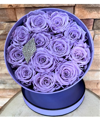 Purple Rose Box Rose Box