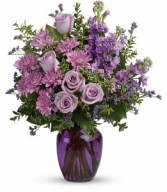 Purple Serenity Vase Arrangement