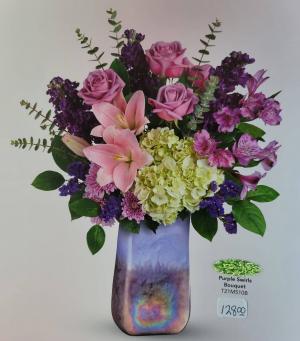 Purple Swirls Bouquet 