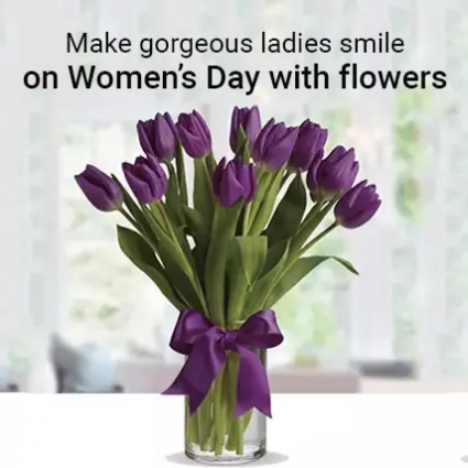 Purple Tulips International Women's Day Collection