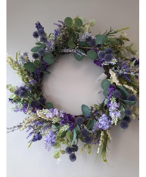 Purple wreath Seasonal