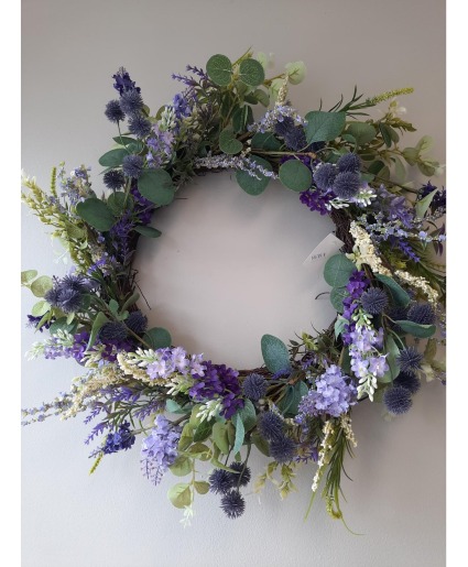 Purple wreath Seasonal