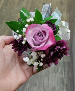 Purple Wrist Corsage Corsage