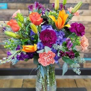 Purple+Orange= Happy Flowers for All Occasions