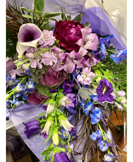 Purples and Blues Cut Flowers