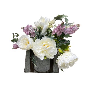 Purse of Peonies – Botanical Silk 