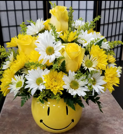 Put On A Happy Face Arrangement