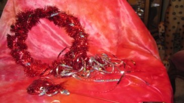 queen of hearts halo/wand hair piece