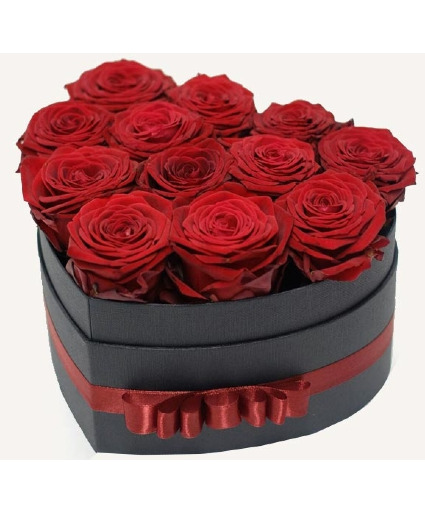  Queen of Hearts  Rose Box