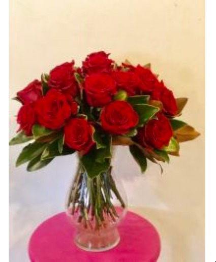 Queen of Hearts Vase Arrangement